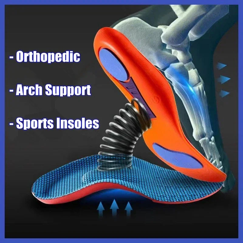 2/4/6Pcs Arch Support Plantar Fasciitis Insoles for Feet Orthopedic Shoes Insole Men Women Shock absorbing Non slip Shoe pads