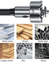 5PCS Carbide Tip HSS Drill Bit Hole Saw Set for Stainless Steel Cutting Metal Alloy 16/18.5/20/25/30mm Woodworking Tools