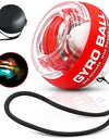 Gyroscopic Power Trainball Autostart Range Gyro Power Wrist Ball with LED Lights Arm Hand Muscle Force Trainer Fitness Equipment