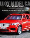 Simulation 1:32 Volvo XC90 SUV Alloy Diecast Metal Model Sound & Light Toy Car Central Control Ornaments Display Present For Boy