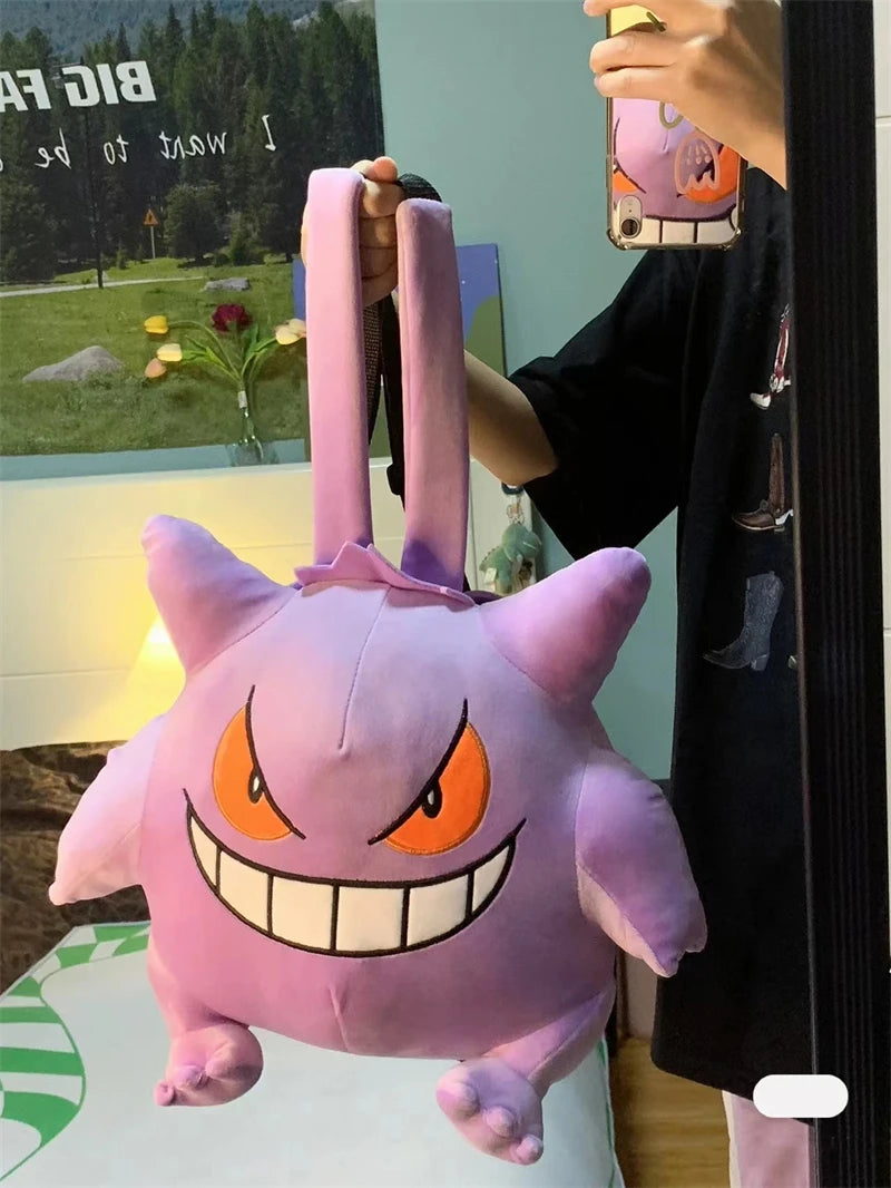 Kawaii Pokemon Plush Backpack Soft Cartoon Shoulder Bag