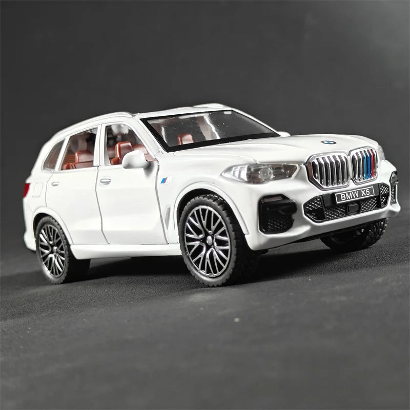 1/32 Scale BMW X5 SUV Alloy Car Diecast Model Pull Back  Toy Collection Of Hobby Decorative Fine Ornaments Gifts