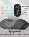 Electric Shiatsu Head Neck Cervical Pillow Body Massager Hot Compress Neck Shoulder Deep Relaxation Sleeping Memory Foam Pillow