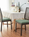 4pcs/set Stretch Dining Chair Seat Covers Jacquard Elastic Upholstered Chairs Cushion Slipcover Anti-Dirty Protector Removable