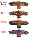 1.1m Eagle Kite With 30 Meter Kite Line Large Eagle Flying Bird Kites Children Gift Family Trips Garden Outdoor Sports DIY Toy