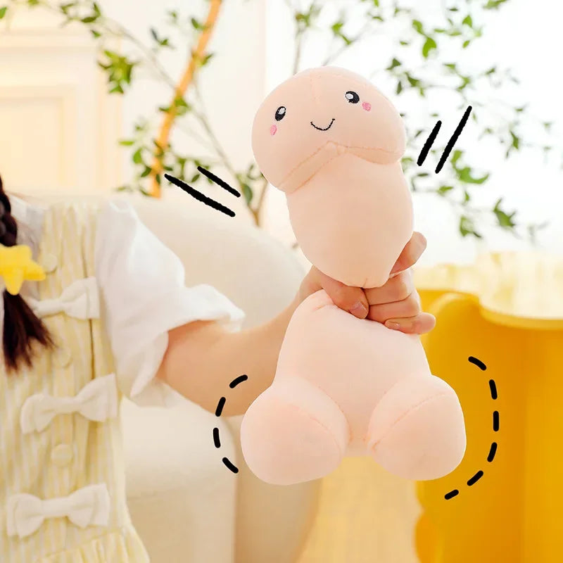 105cm Big Size Trick Penis Plush Kawaii Soft Simulation Dick Plushie Real-life Penis Pillow Sexy Hugging Pillow Girlfriend Gifts
