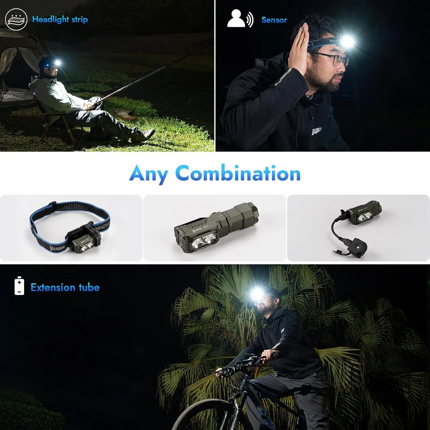 1800 Lumen Rechargeable Mini EDC LED Flashlight With Magnetic Base