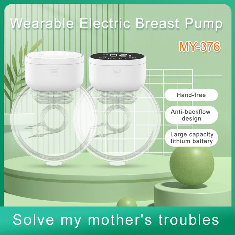 Wearable Breast Pump Mother and  Supplies Breast Pump Breast Milk Milking and Milking Machine Fully Automatic Breast Pump