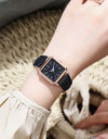 Fashion Simple Quartz watch for Women Wristwatches Ladies Red Leather Business Students Casual Watch