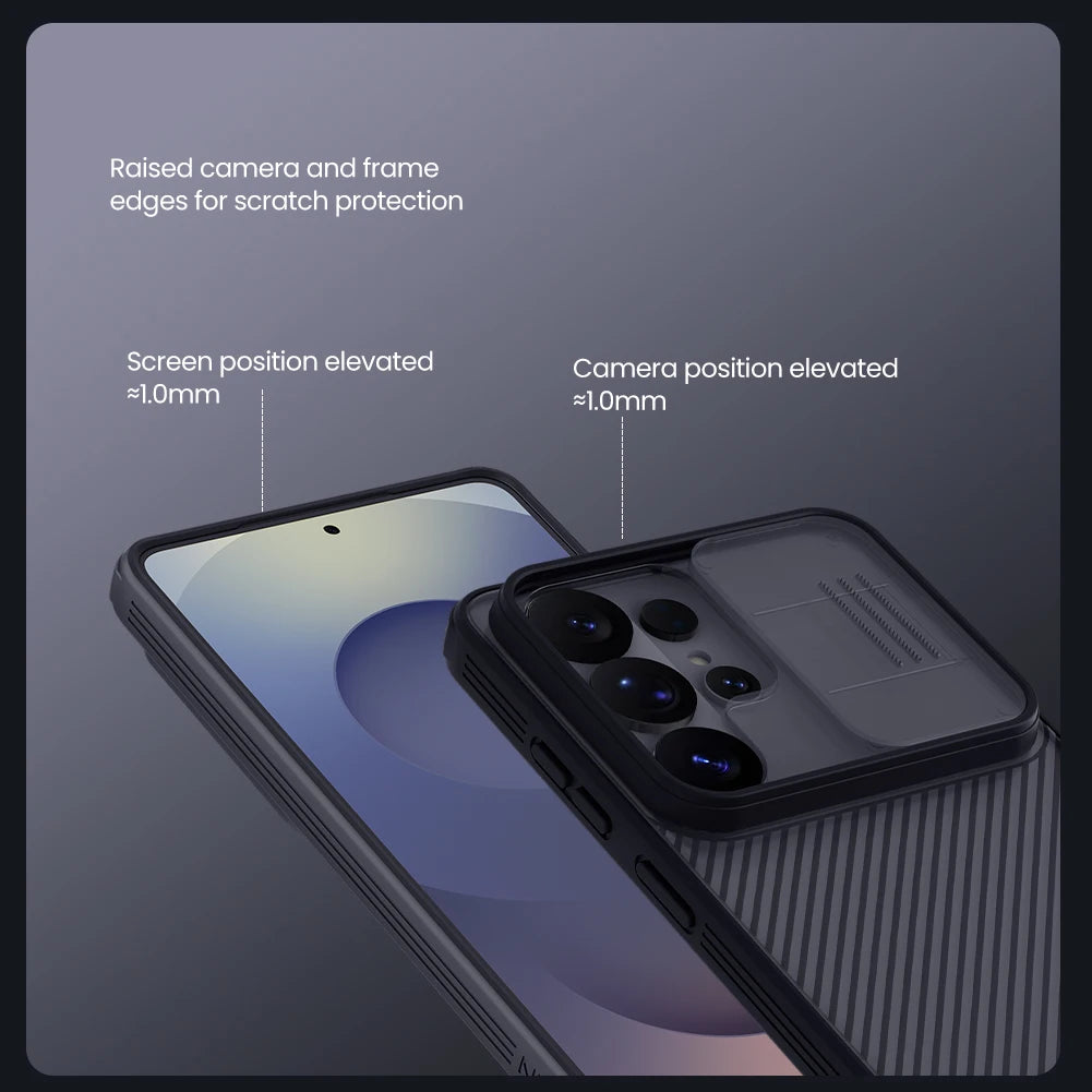 CamShield Pro Slide Camera Cover Case for Samsung Galaxy S26 Ultra / S26 Plus – PC + TPU Protective Phone Cover