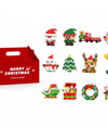 Knew Built Christmas Micro Mini Building Blocks Toys - Santa Claus, Christmas Tree, Reindeer, Snowman Elements - Perfect Gifts