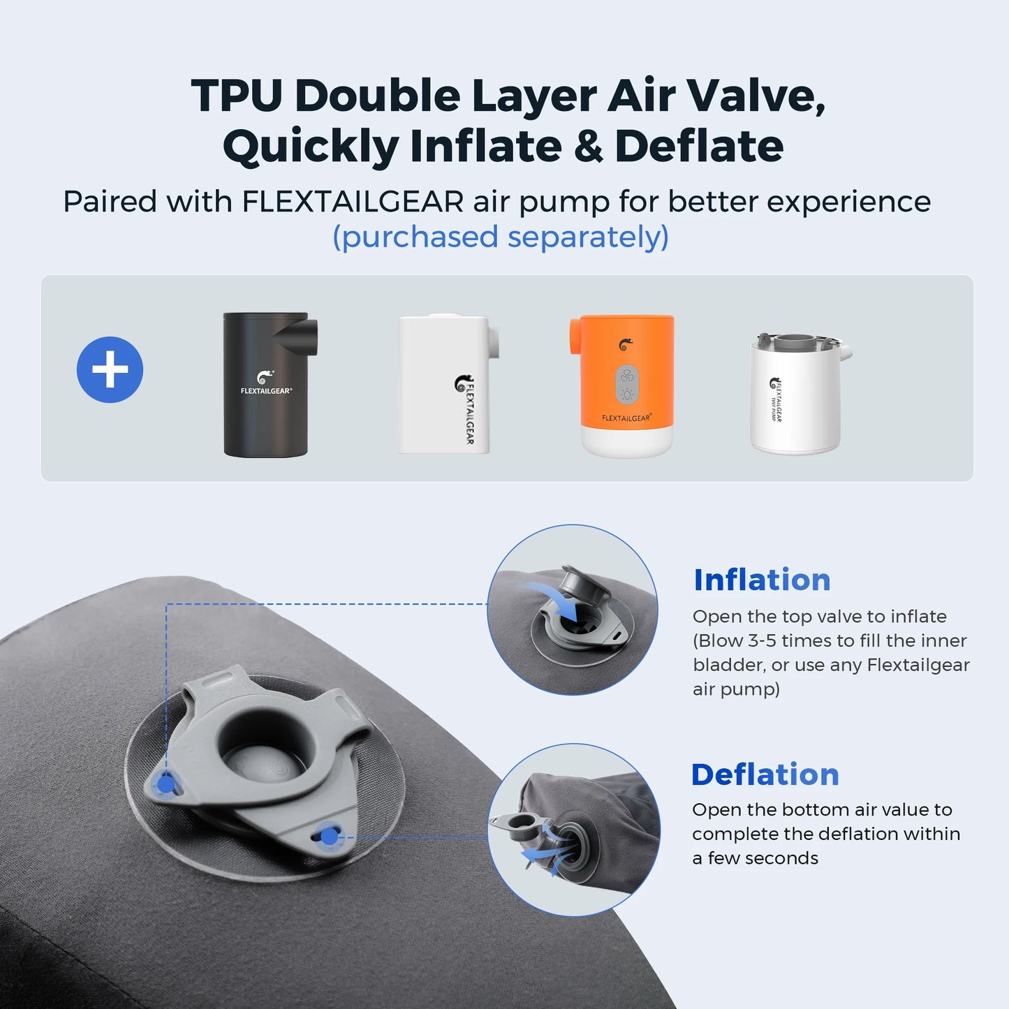 ZERO PILLOW - Ergonomic Inflatable Pillow with Dual Support for Travel and Home, Lightweight, Washable, Ultra-Quiet