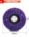 1Pcs 100/115/125mm Coral Disc Poly Strip Disc Grinder Strip Disc Abrasive Wheel Paint Rust Removal Clean For Angle Grinder