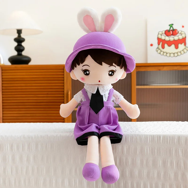 Cute Starry Sky Couple Design Plush Stuffed Doll Toy