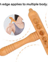 1 PC Wood Massage Stick Wooden Therapy Massage Tools, Home Gua Sha Lymphatic Drainage Tool,Relief Muscle Soreness Anti Cellulite