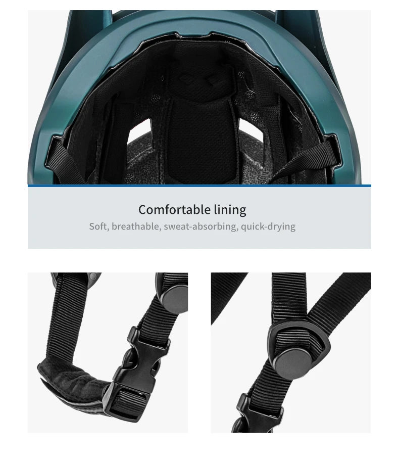 MTB Cycling Helmet With Adjustable Fit And Removable Padding
