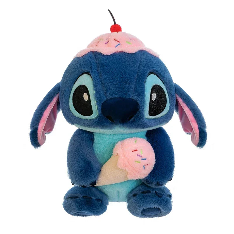 70cm Disney Ice Cream Lilo&Stitch Plush Toys Kawaii Big Size Stitch Stuffed Dolls Soft Pillow Cartoon Anime Kids Birthday Gifts