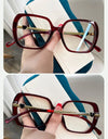 Big Size Woman Eyeglasses Ultra light TR90 White Eyewear Square Full Frame Optical Prescription Frames