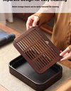 Tea Tray Household Small Dry Brewing And Draining Tea Set Office Tea Table Bamboo Tray Drainage Tea Tray Storage Tray