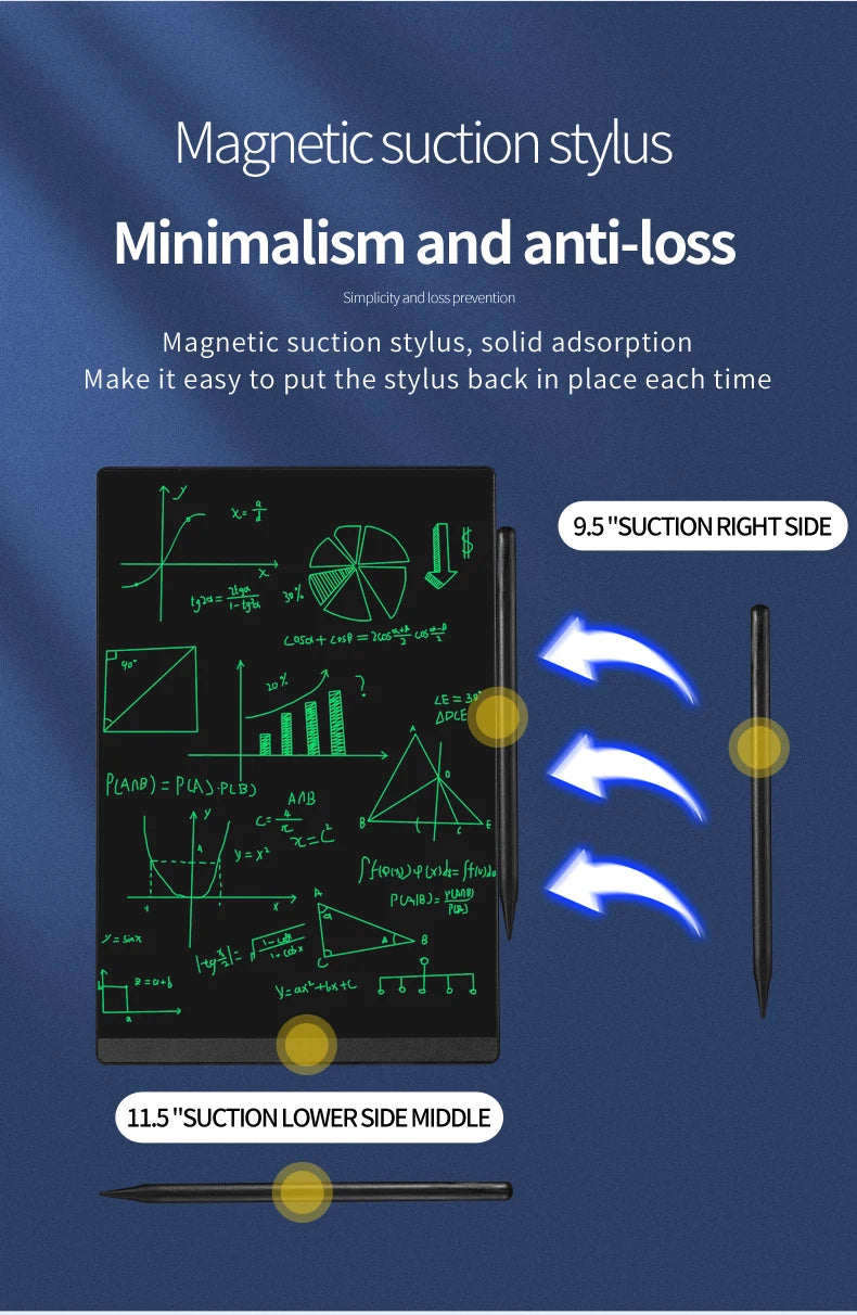 11.5/10.5 inch Double-Sided Screen LCD Writing Tablet Electronic Drawing Board  Graffiti Painting Memo Learn Pads Toy Gifts