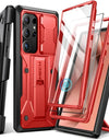 for Samsung Galaxy S23 Ultra S24 Case with Kickstand Slide Camera Cover Screen Protector Military Grade Shockproof 6.8"