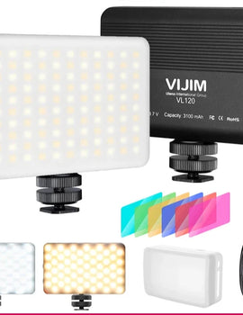 3200K-6500K LED Video light with Softbox and RGB Color Filters light for video Conference Lighting Fill Light