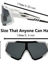 Riding Glasses Cycling Sunglasses Men Women UV400 Outdoor Sport Eyeware Running Skiing Baseball Road Blie MTB Goggles With Case