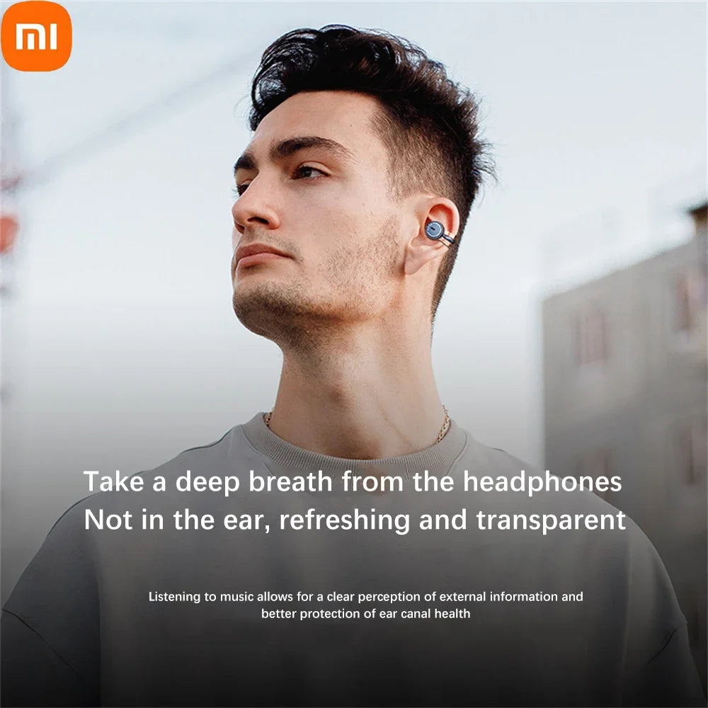 Xiaomi S36 Bluetooth Earbuds True Clip-on Wireless Earphone Noise Cancelling Headset In-Ear Handsfree With Mic