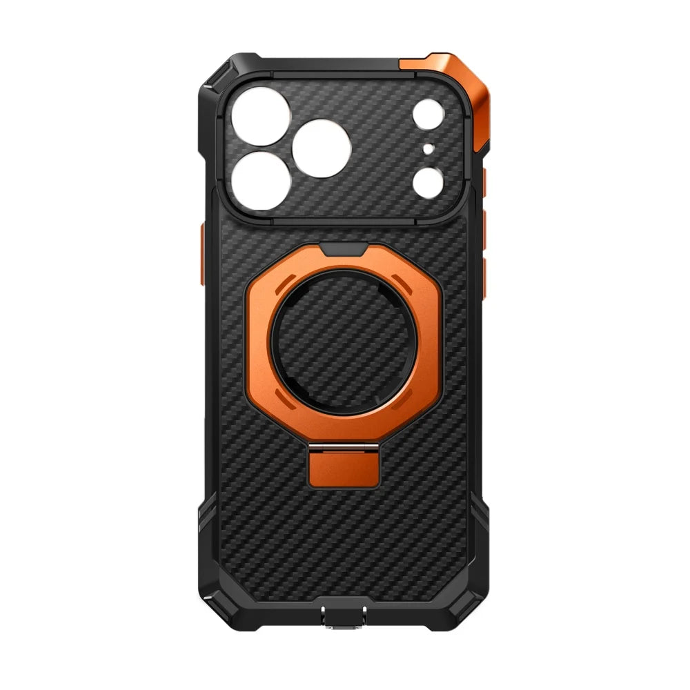 Rugged Magnetic Phone Case with Adjustable Kickstand for iPhone 17 Pro Max and iPhone 18 Pro Max