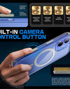 For iPhone 16 Plus Case with Camera Control Capture Button UB Mag Slim Clear Shockproof Magnetic MagSafe Phone Case