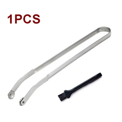 BBQ Sausage Turning Tongs High Temperature Resistance Metal Barbecue Hot Dog Flipping Clip BBQ Tools Multipurpose Cooking Tongs