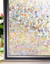 Heat Control Rainbow Window Vinyl Security Window Tinting Sun Protection Film Non Adhesive Window Stickers Stained Glass