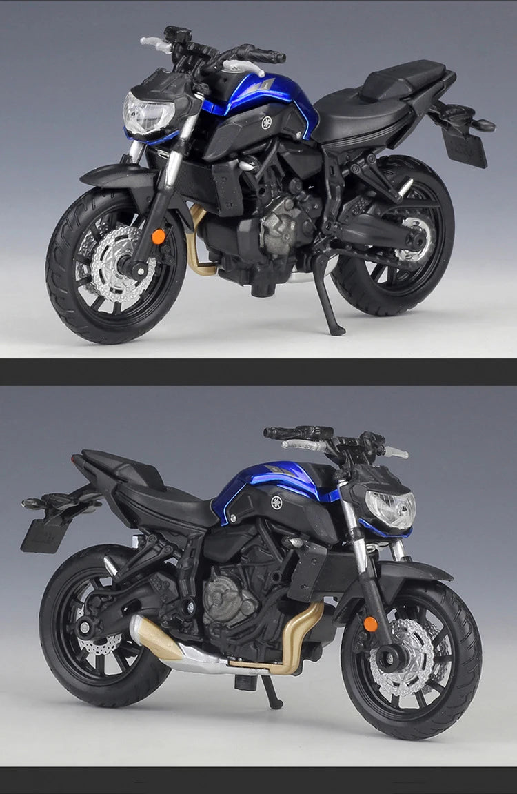 1 18 Scale Yamaha MT 07 2018 Diecast Motorcycle Model