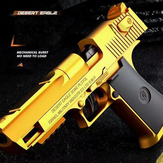 Mechanical Continuous Firing 2011 Sig17 Automatic Desert Eagle Toy Gun Shell Ejection Airsoft Pistol Soft Bullet Toy