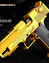 Mechanical Continuous Firing 2011 Sig17 Automatic Desert Eagle Toy Gun Shell Ejection Airsoft Pistol Soft Bullet Toy