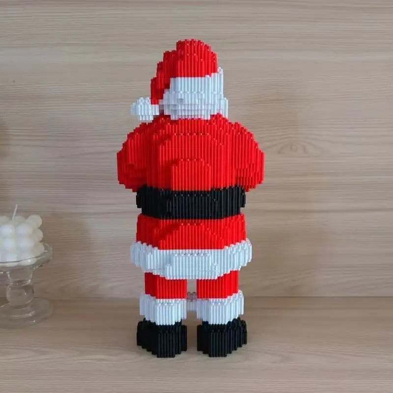 Santa Claus Elk Christmas Tree Building Blocks Toy Set Small Particle Bricks Building Blocks Toys Christmas Gift