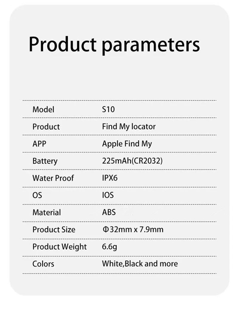 Air Tag Bluetooth Global Position Systm Trackers Work With Apple Find My Global Positioning Smart Tracker For Key Wallet Anti-lost Device