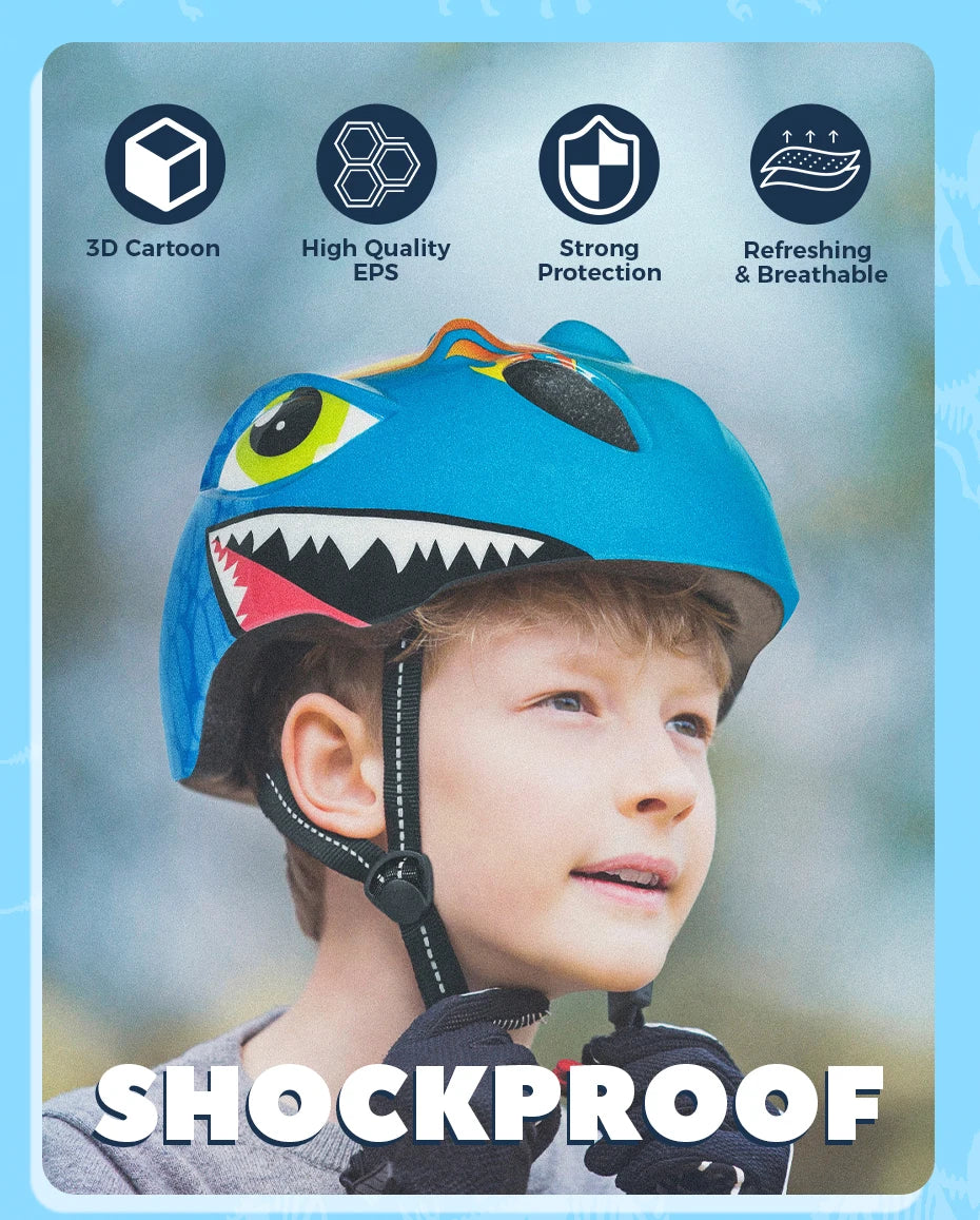 Bicycle Helmet  Sports Cycling Protection Knee Elbow Pad Sets Balance Roller Skating Helmet Guard