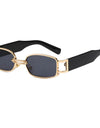 Sunglasses Fashion Rectangle Mens Womens Steampunk Sunglasses UV400 Outdoor Riding Fishing Party Glasses