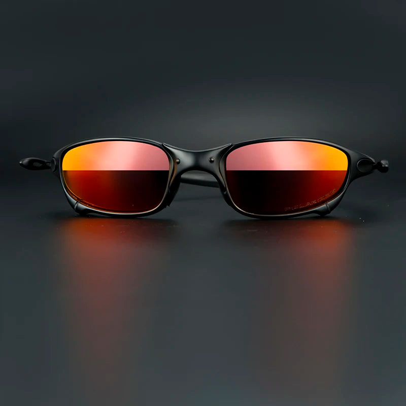 Polarized Metal Cycling Sunglasses UV400 Outdoor Riding Eyewear