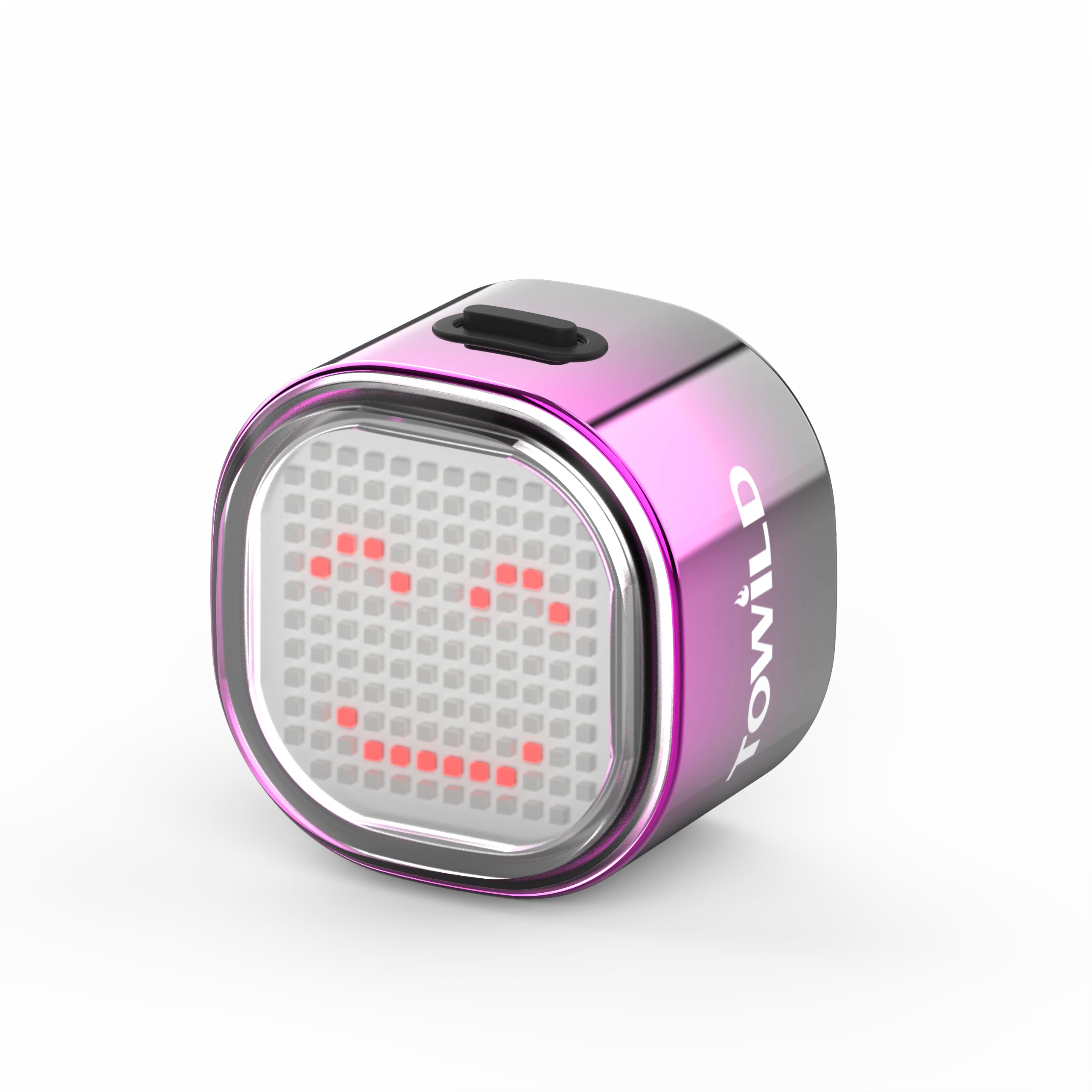 Intelligent Expression Taillight 140 Led Braking Sensor Bluetooth Bike Rear Light Customizable Bicycle Taillights