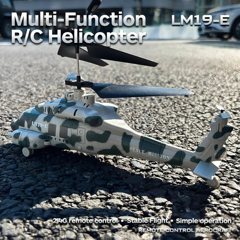 Remote Control Black Hawk Helicopter With Altitude Hold And Shooting Function