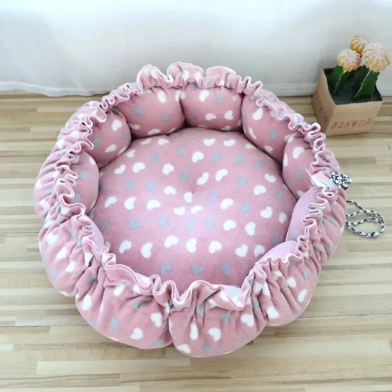 Plush Pet Bed Cushion for Cats and Small Dogs