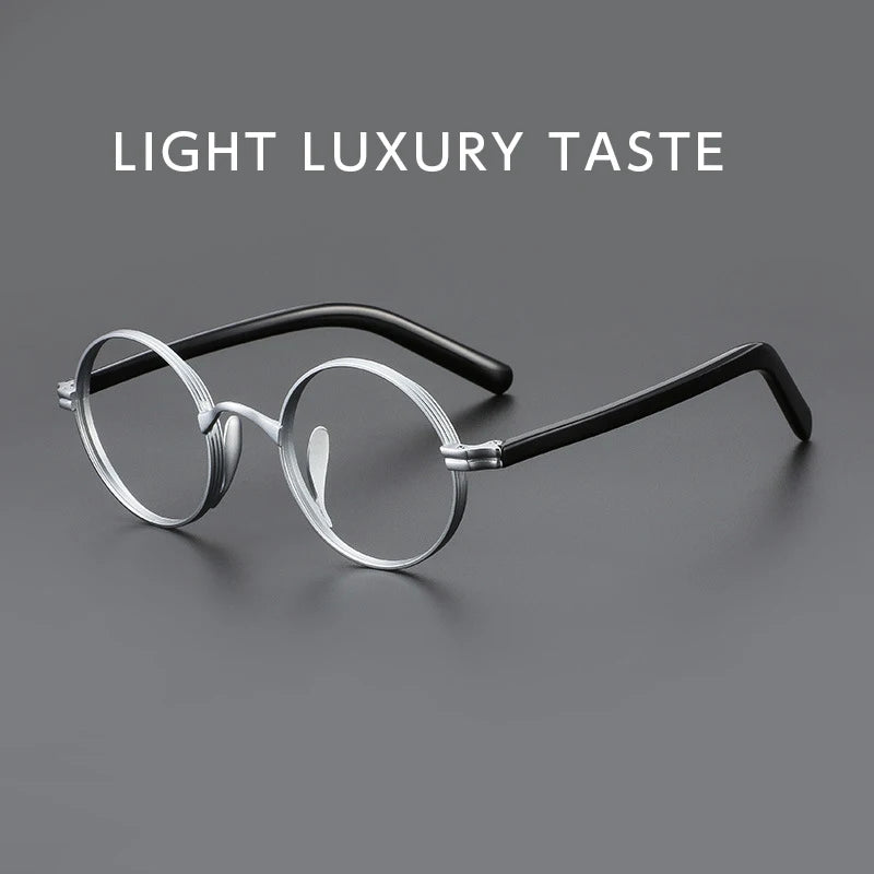 Ultra-light Fashion Retro Round Small High Quality Hyperopia Reading Myopia Prescription Glasses frame