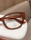 Retro Cat Eye Butterfly Eyewear Ultra light TR90 Spectacle Optical Prescription Frames Specs For Women
