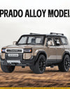 1/32 PRADO Land Cruiser Alloy Car Model Diecast Metal Off-road Vehicle Car Model Simulation Sound and Light Toy Gift