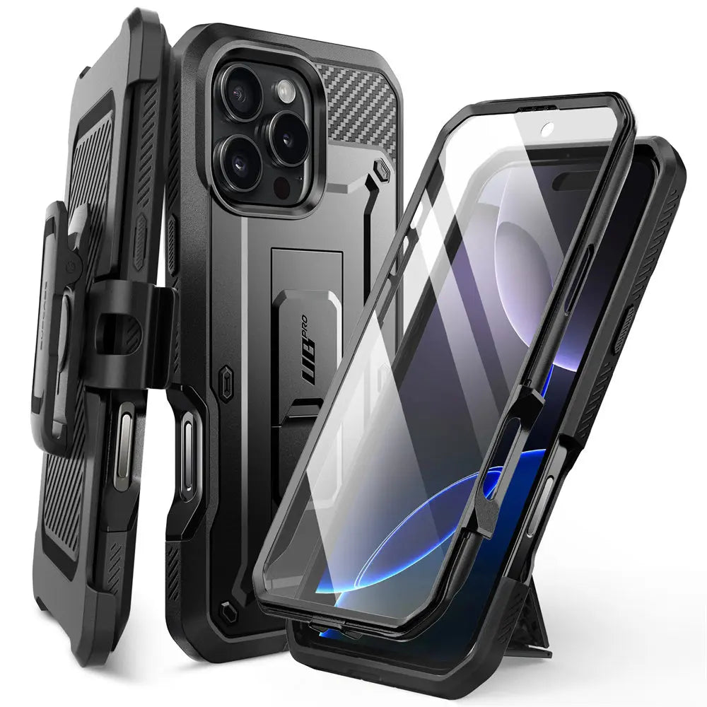 For iPhone 16 Pro Max Case 6.9" (2024) UB Pro Full-Body Heavy Duty Rugged Phone Case with Built-in Screen Protector