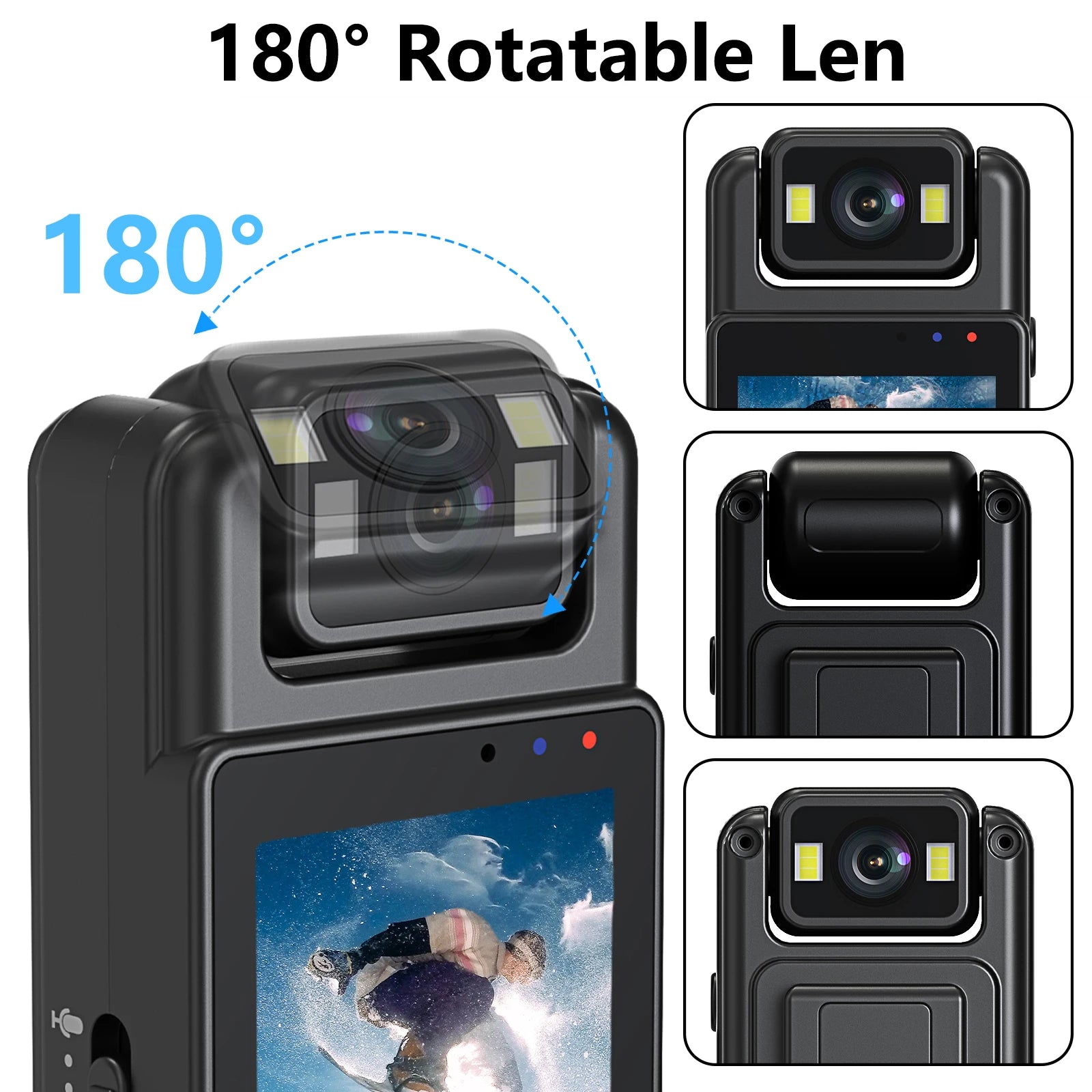 HD Mini Camera Portable Police Pocket Sport Digital Video Recorder Business Conference 1080P Wearable Body Cam