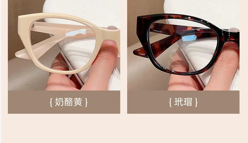 Retro Cat Eye Butterfly Eyewear Ultra light TR90 Spectacle Optical Prescription Frames Specs For Women