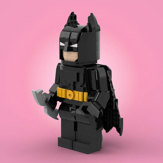 741PCS DCSE Comics Batses-Man Upscaled Minifigure Detailed Moc diy Model Building Blocks Birthday Toys Gift for Batmanses Fans